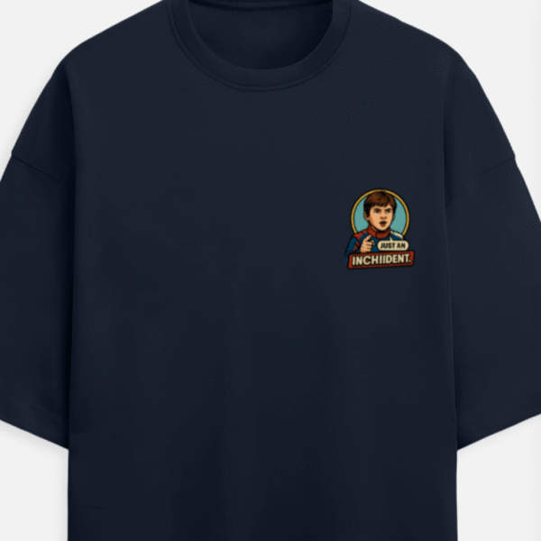 It's Just an Inchident - Unisex Oversized Tee - Image 3